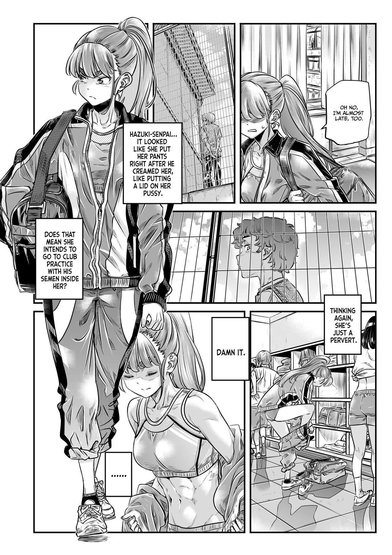 Hentai Manga Comic-The Dominant Track And Field Girl Can't Be Satisfied By A Nobody's Dick-Read-11